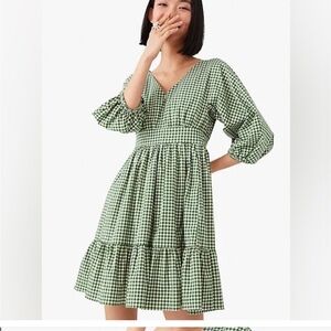 Kate Spade mainline bodega gingham  dress